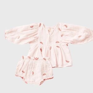 Pink Chicken Little Girls' Ava Bella Watermelon Top , 12-18 months
